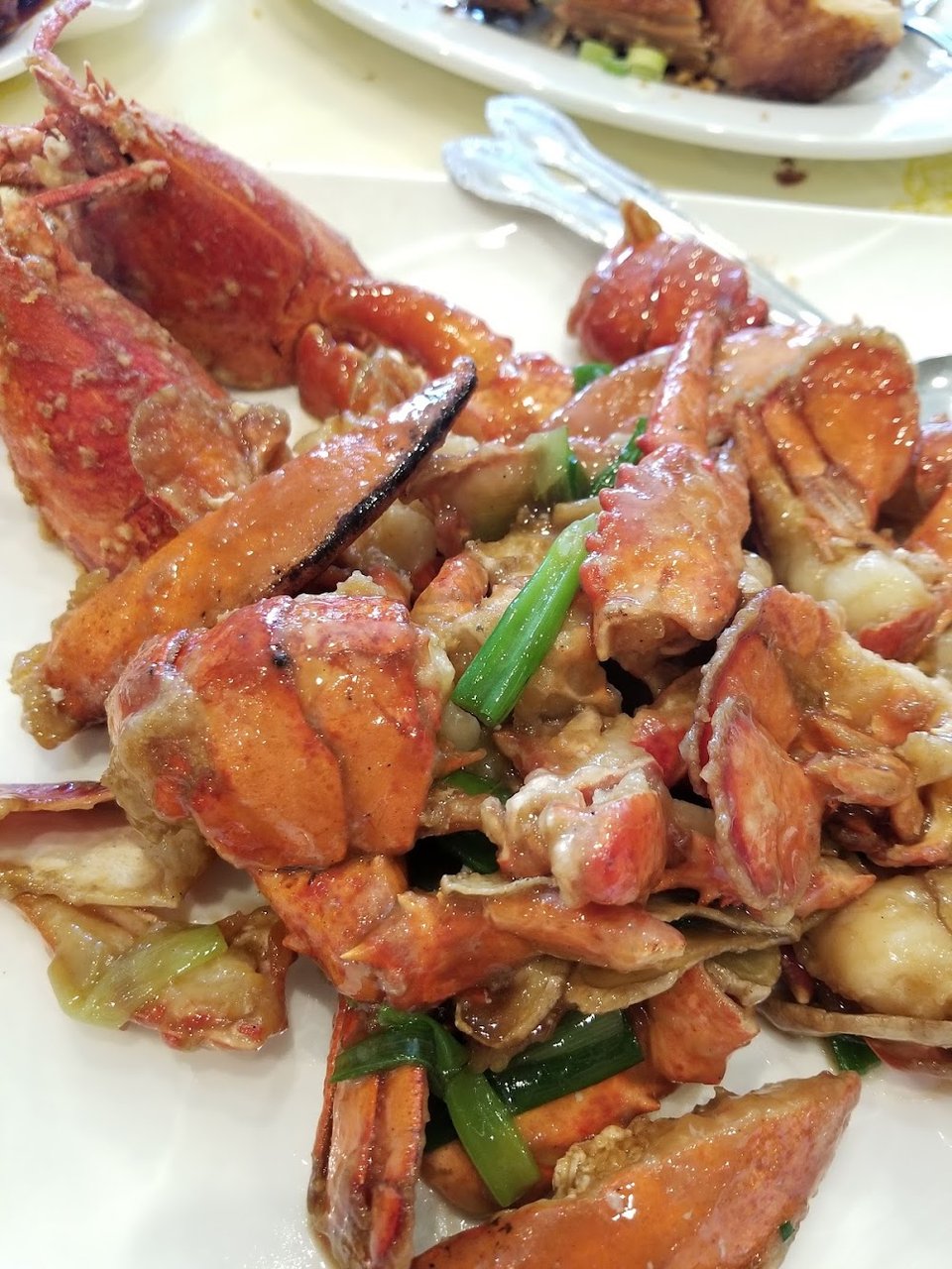 Lobster with Ginger and Scallion